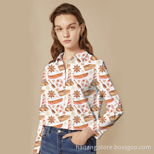Block Print Fabric Fine Denier Polyester Uniform Fabric